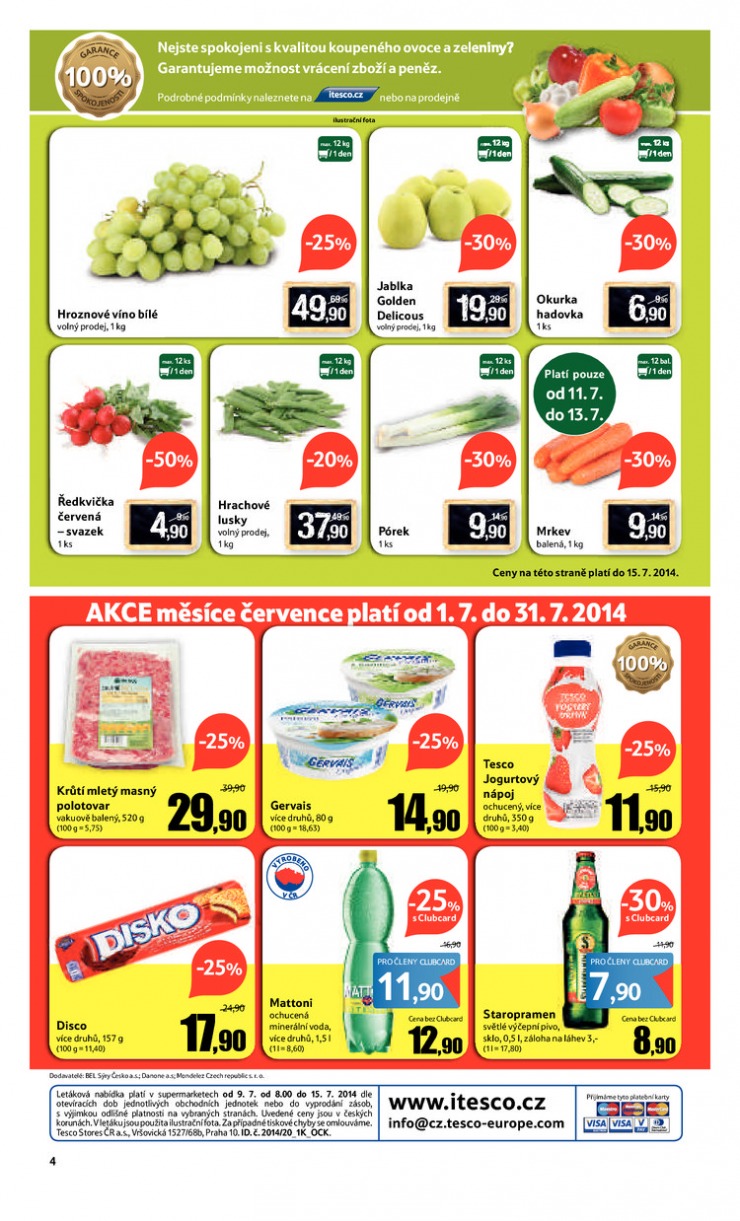 leták Tesco Expres obchody od 9.7.2014 strana 1 leták Tesco Expres obchody od 9.7.2014 strana 1
