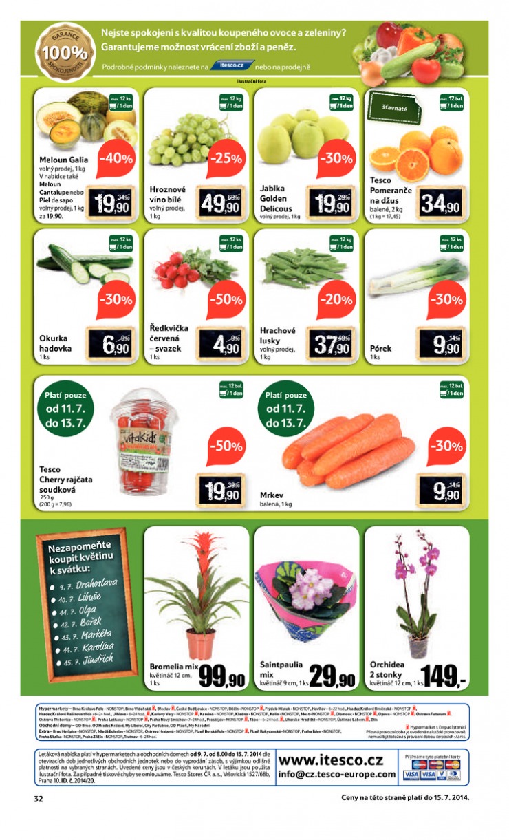 leták Tesco obchodní dům My Národní od 9.7.2014 strana 1 leták Tesco obchodní dům My Národní od 9.7.2014 strana 1