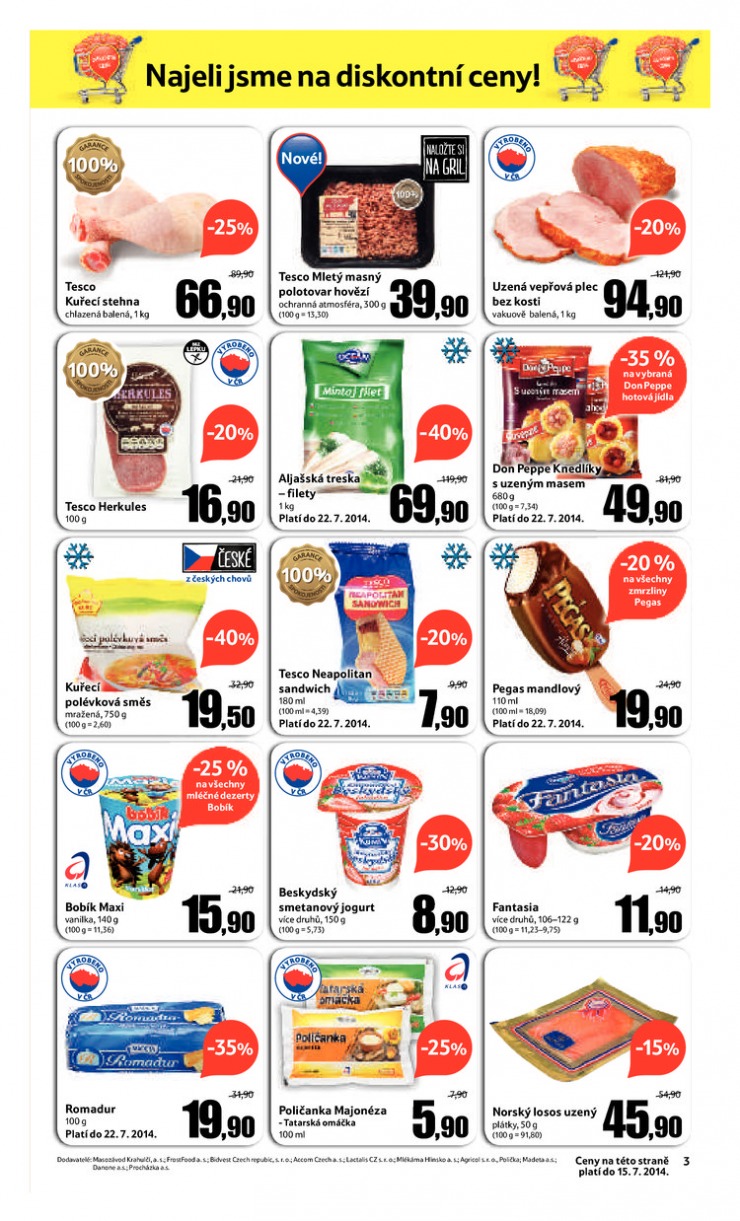 leták Tesco supermarkety od 9.7.2014 strana 1 leták Tesco supermarkety od 9.7.2014 strana 1