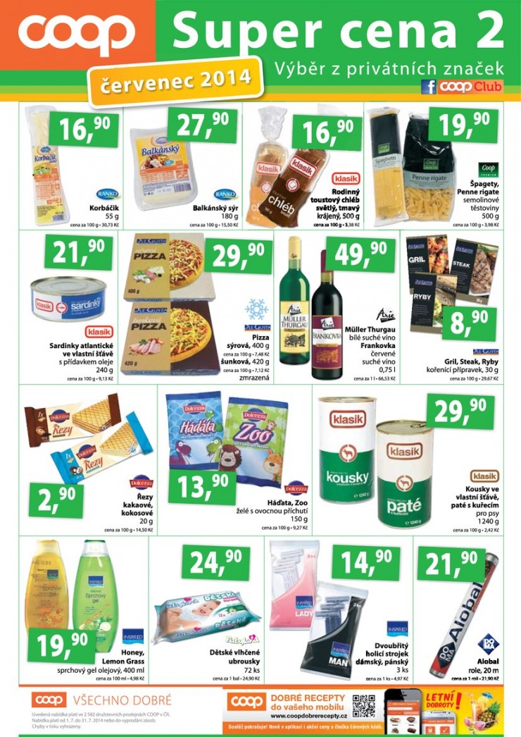 leták COOP Terno od 9.7.2014 strana 1 leták COOP Terno od 9.7.2014 strana 1