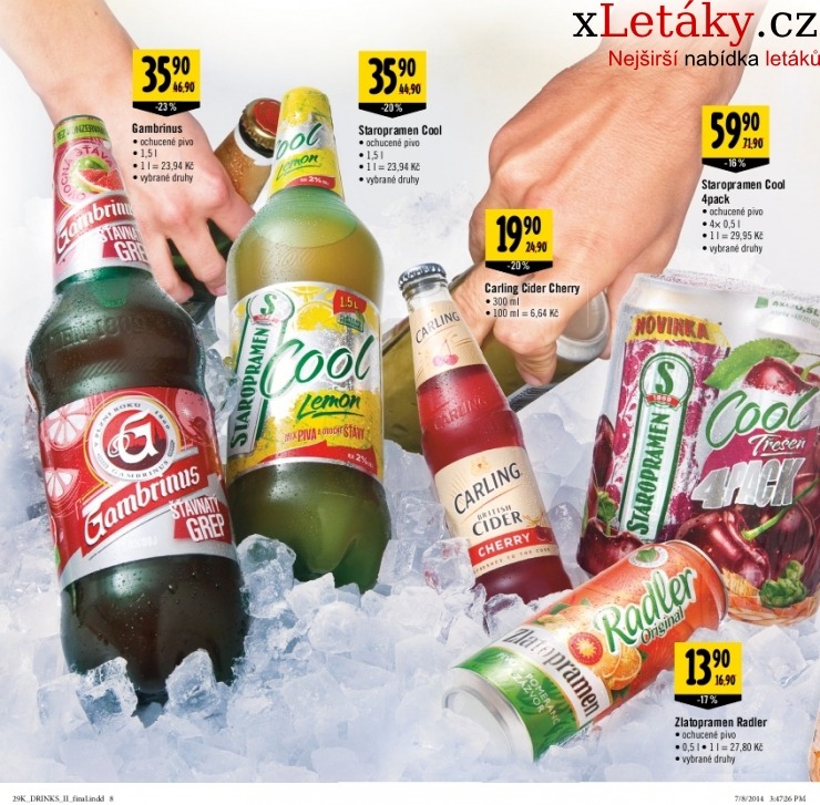 leták Albert Hypermarket - nápoje akční leták strana 1 leták Albert Hypermarket - nápoje akční leták strana 1