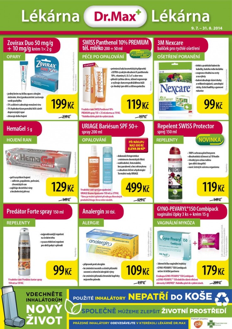 let�k Dr. Max l�k�rna Aktu�ln� let�k od 9.7.2014 strana 1