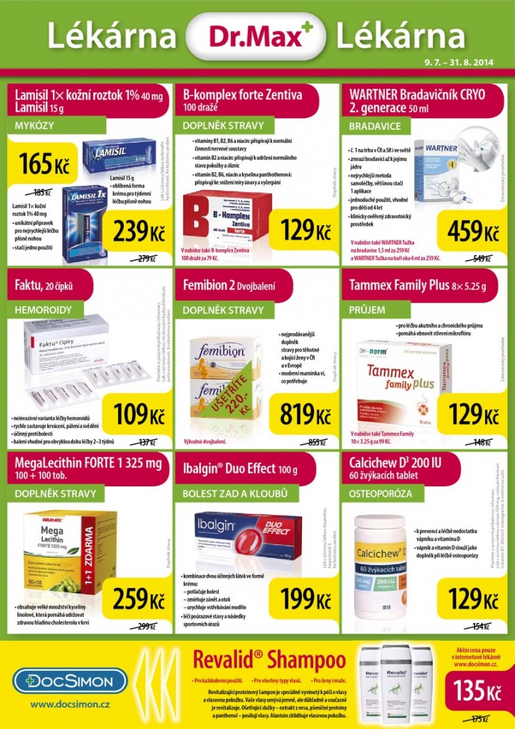 let�k Dr. Max l�k�rna Aktu�ln� let�k od 9.7.2014 strana 1