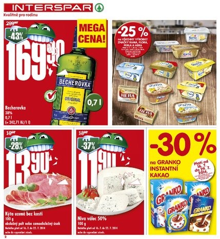 leták Interspar Akční nabídka od 16.7.2014 strana 1 leták Interspar Akční nabídka od 16.7.2014 strana 1