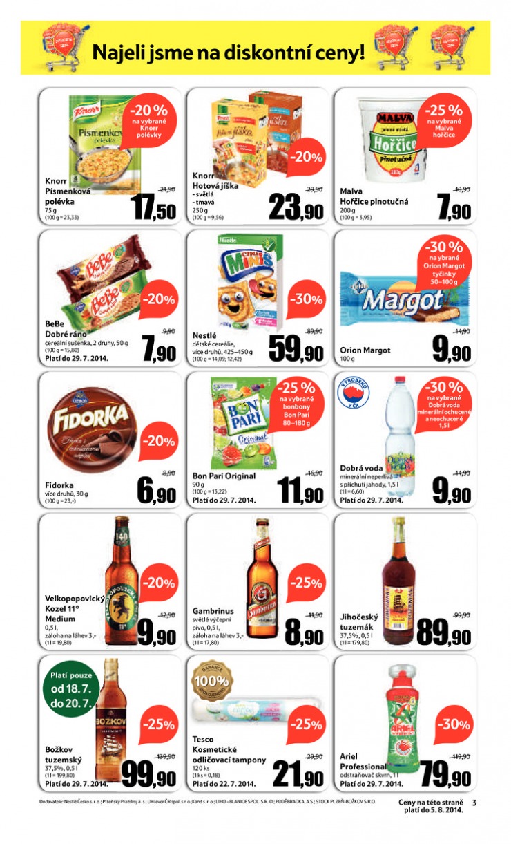 leták Tesco Expres obchody od 16.7.2014 strana 1 leták Tesco Expres obchody od 16.7.2014 strana 1