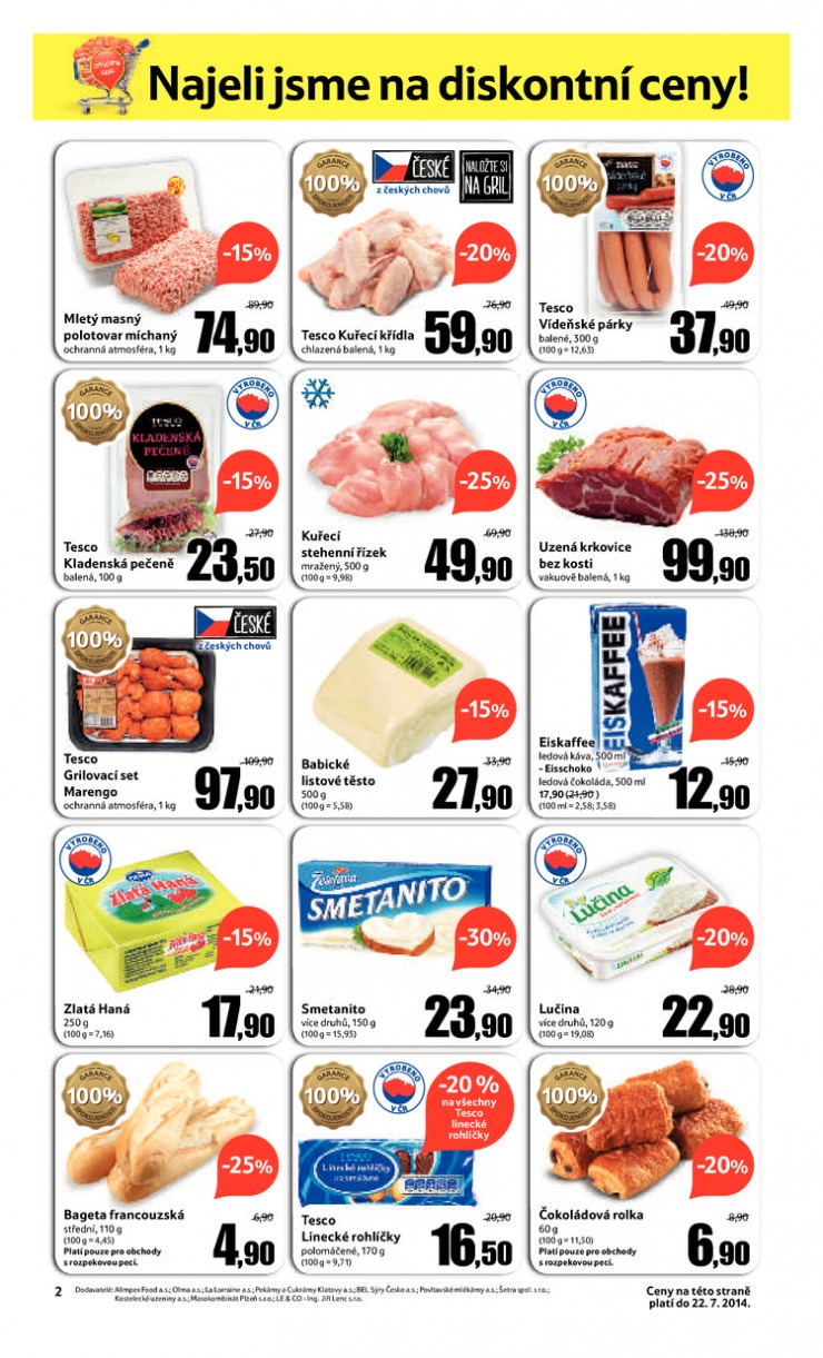 leták Tesco supermarkety od 16.7.2014 strana 1 leták Tesco supermarkety od 16.7.2014 strana 1