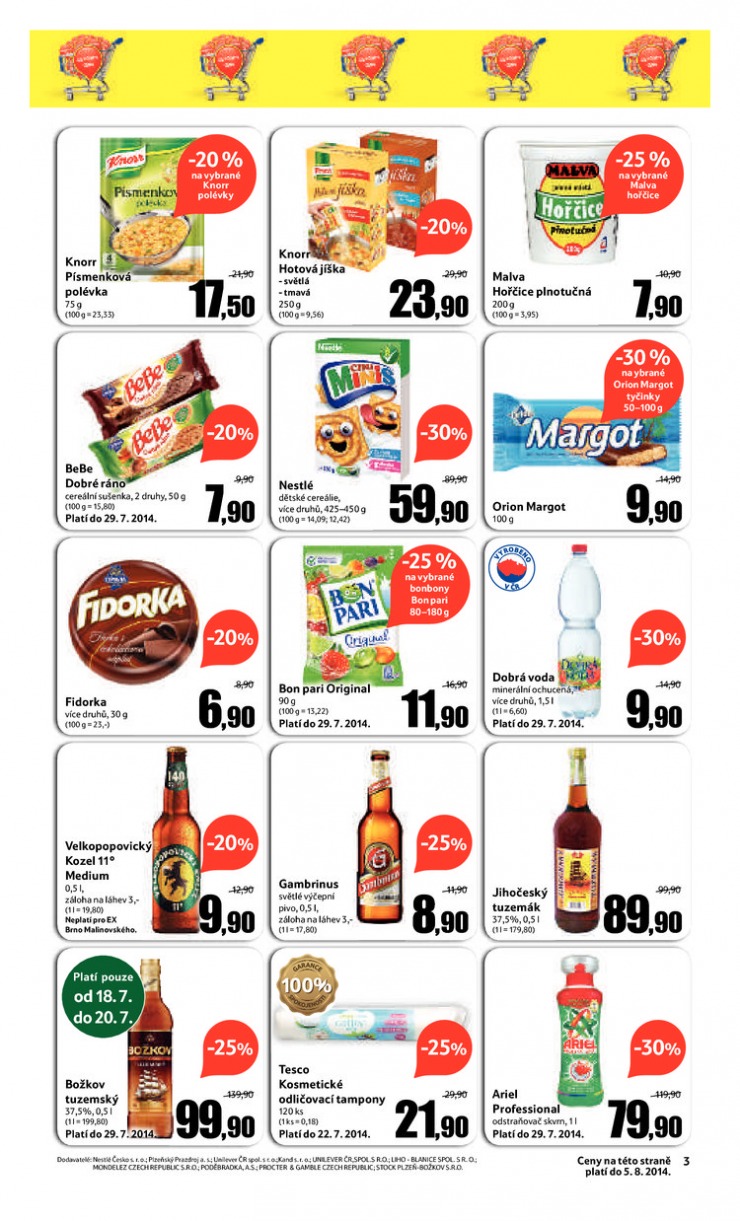 leták Tesco supermarkety od 16.7.2014 strana 1 leták Tesco supermarkety od 16.7.2014 strana 1
