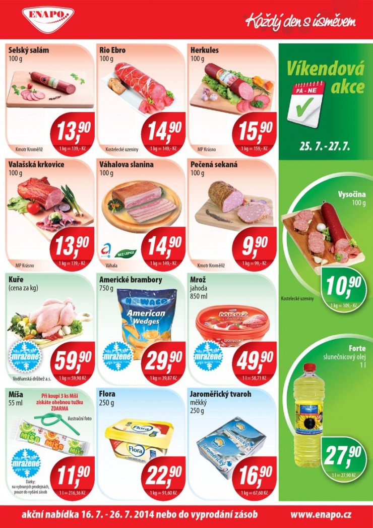 leták Enapo Akční leták od 16.7.2014 strana 1 leták Enapo Akční leták od 16.7.2014 strana 1