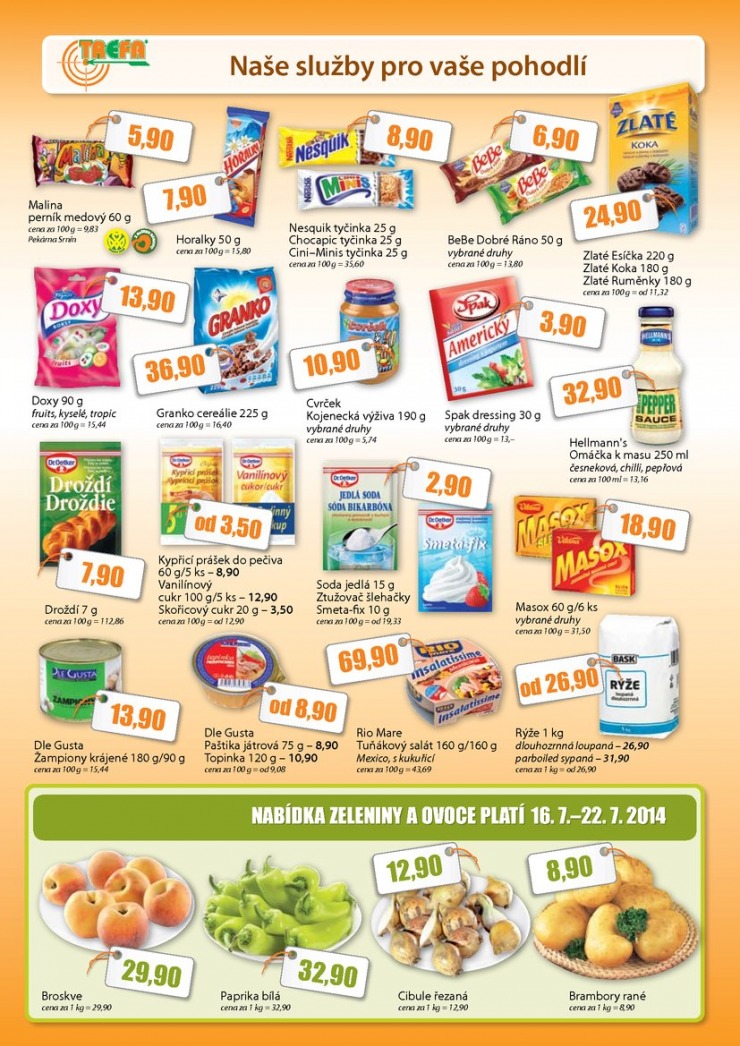 let�k COOP Trefa od 16.7.2014 strana 1