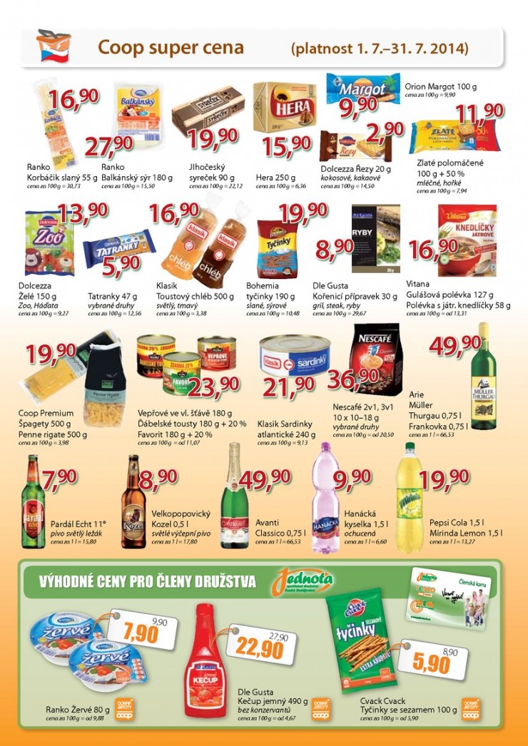 let�k COOP Trefa od 16.7.2014 strana 1