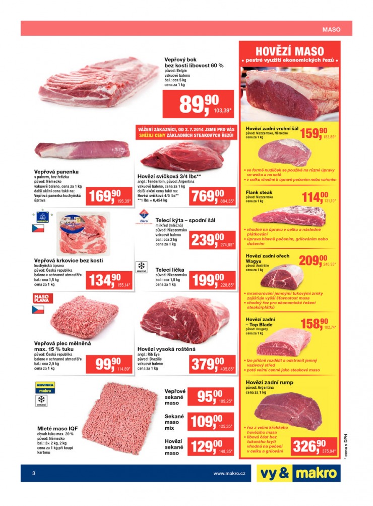 leták Makro Gastronomie čerstvé od 16.7.2014 strana 1 leták Makro Gastronomie čerstvé od 16.7.2014 strana 1