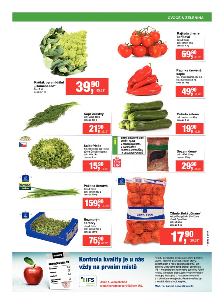 leták Makro Gastronomie čerstvé od 16.7.2014 strana 1 leták Makro Gastronomie čerstvé od 16.7.2014 strana 1
