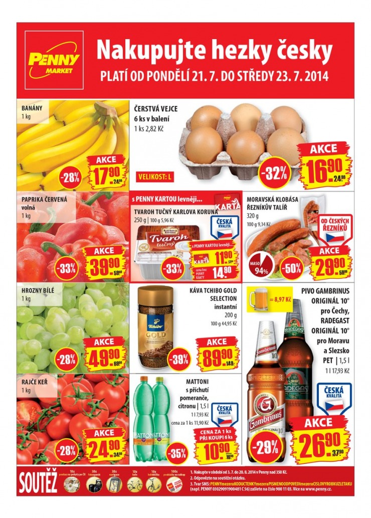 leták Penny Aktuální nabídka od 21.7.2014 strana 1 leták Penny Aktuální nabídka od 21.7.2014 strana 1