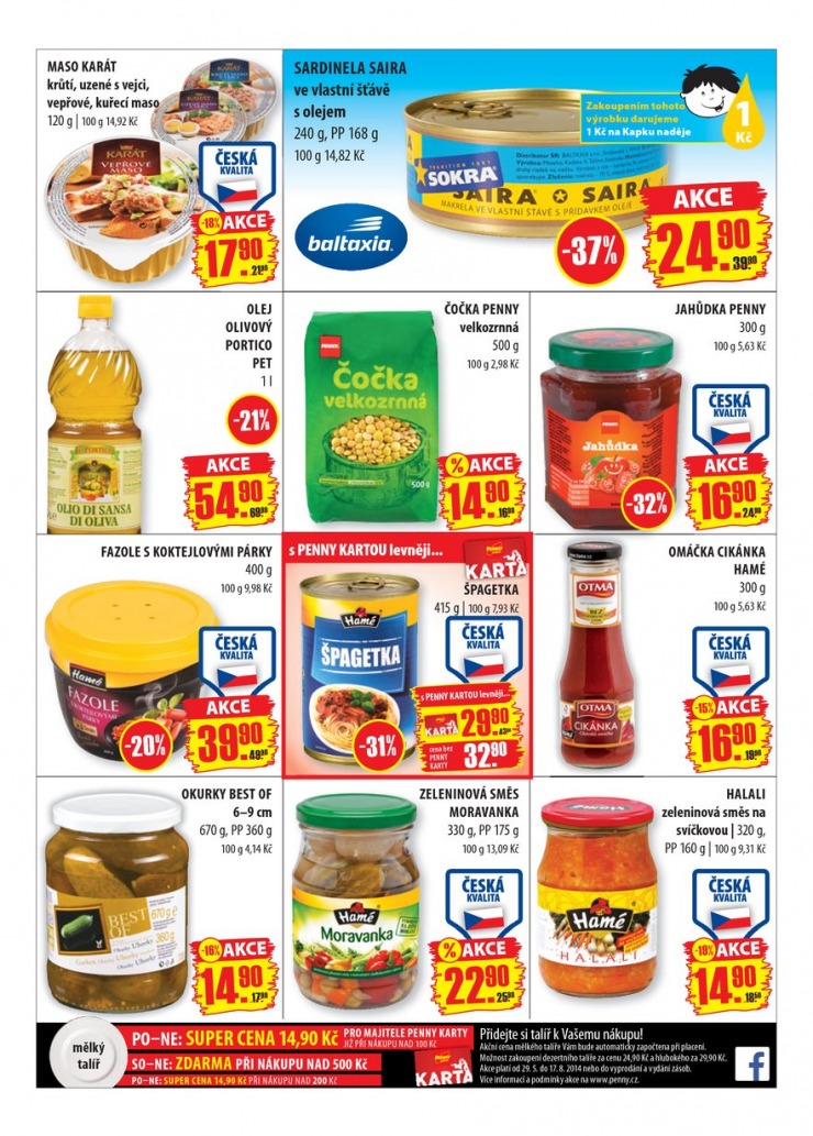 let�k Penny Aktu�ln� nab�dka od 21.7.2014 strana 1