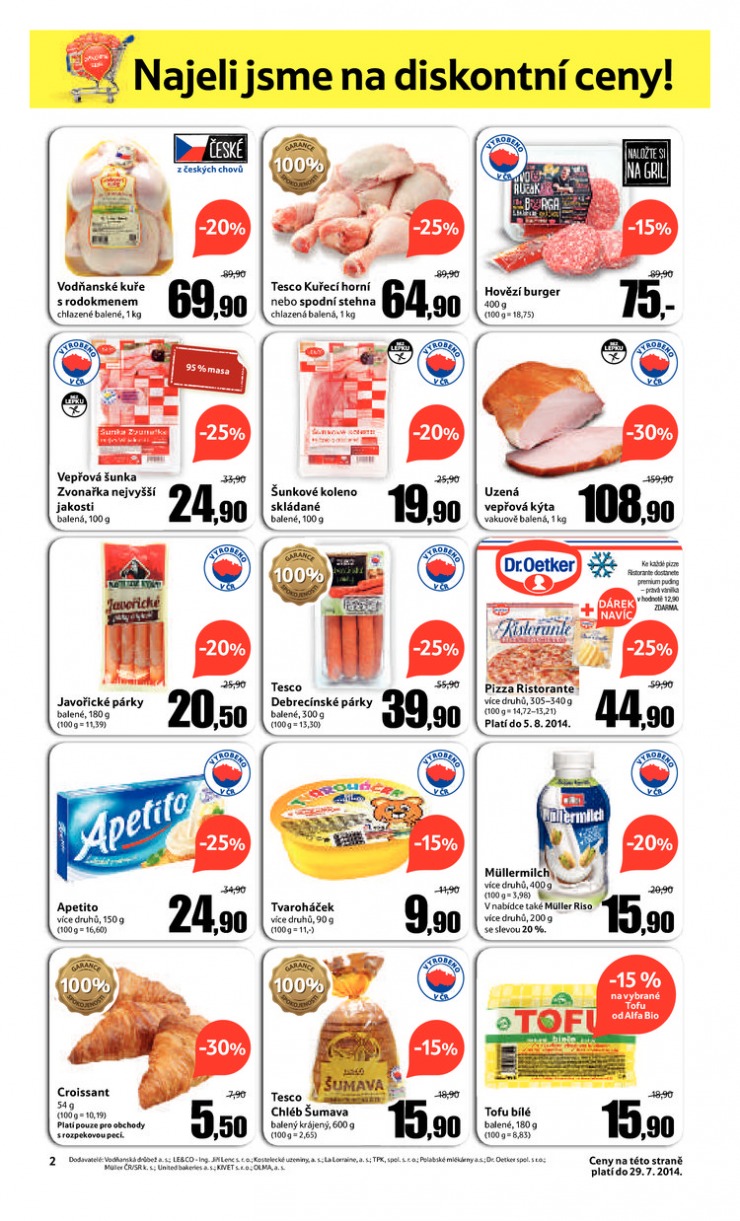 leták Tesco supermarkety od 23.7.2014 strana 1 leták Tesco supermarkety od 23.7.2014 strana 1
