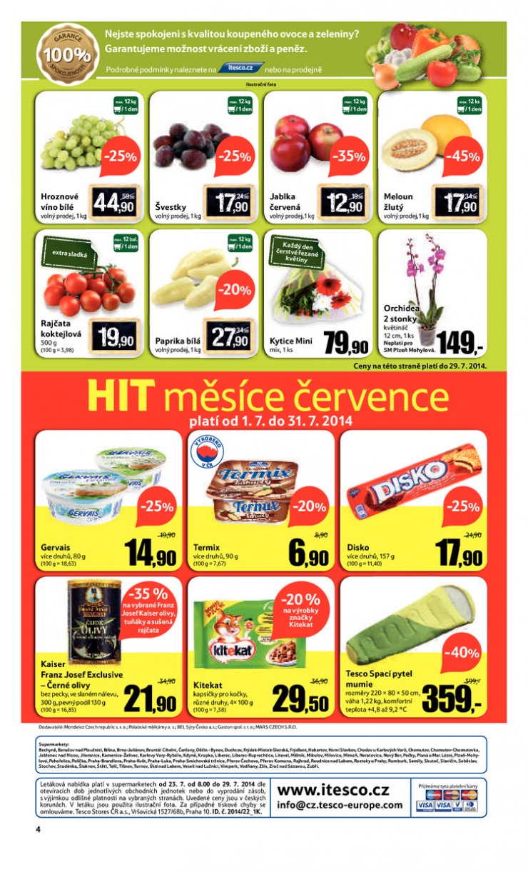 leták Tesco supermarkety od 23.7.2014 strana 1 leták Tesco supermarkety od 23.7.2014 strana 1