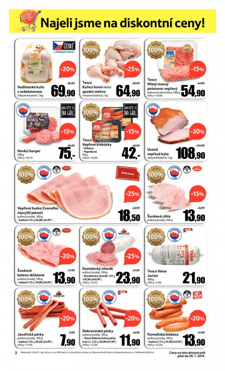 leták Tesco OD od 23.7.2014 strana 1 leták Tesco OD od 23.7.2014 strana 1