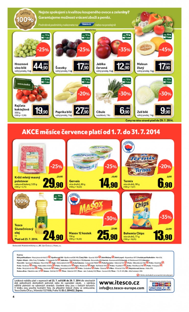 leták Tesco Expres obchody od 23.7.2014 strana 1 leták Tesco Expres obchody od 23.7.2014 strana 1