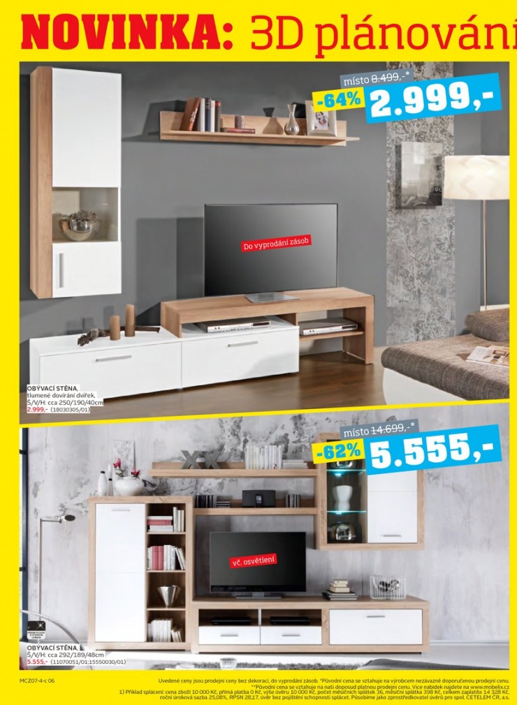 let�k Mobelix Aktu�ln� prospekt od 21.7.2014 strana 1