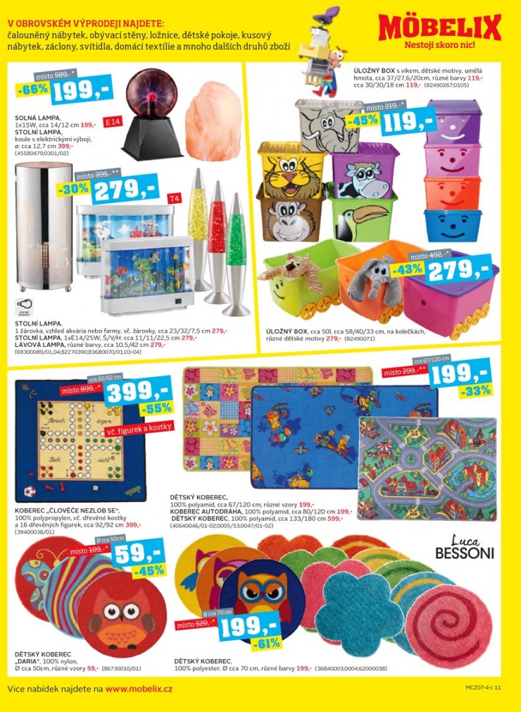 let�k Mobelix Aktu�ln� prospekt od 21.7.2014 strana 1