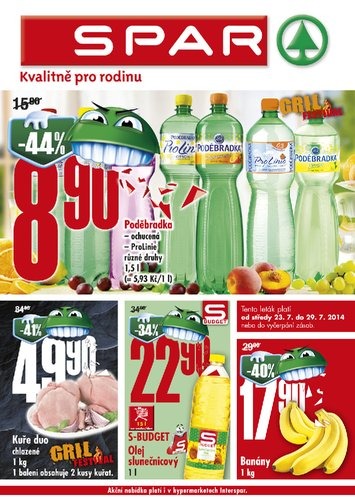 leták Interspar nabídka Spar od 23.7.2014 strana 1 leták Interspar nabídka Spar od 23.7.2014 strana 1