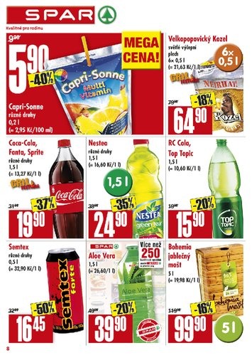 letk Interspar nabdka Spar od 23.7.2014 strana 1