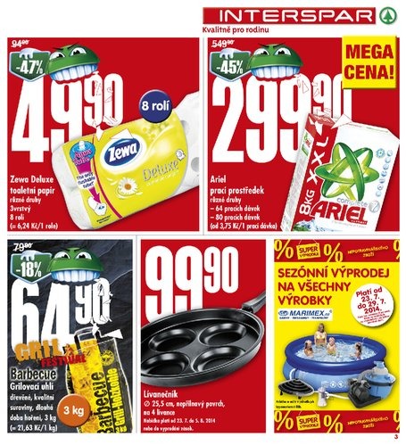 leták Interspar Akční nabídka od 23.7.2014 strana 1 leták Interspar Akční nabídka od 23.7.2014 strana 1