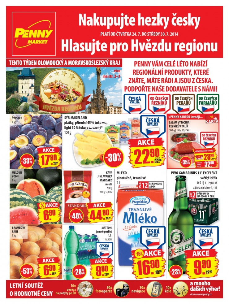 leták Penny Aktuální nabídka od 24.7.2014 strana 1 leták Penny Aktuální nabídka od 24.7.2014 strana 1