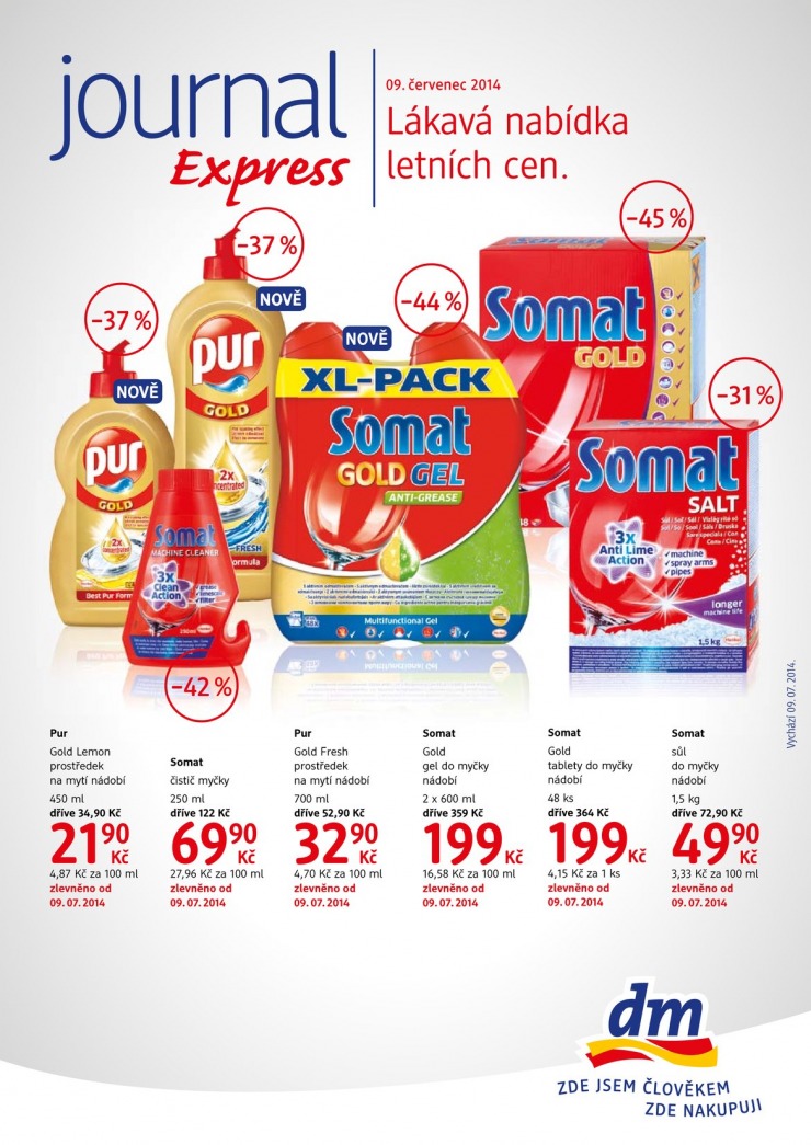 letk DM drogerie Journal od 9.7.2014 strana 1
