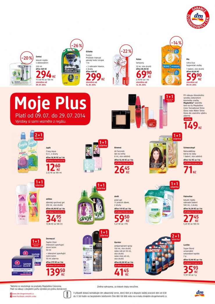 leták DM drogerie Journal od 9.7.2014 strana 1 leták DM drogerie Journal od 9.7.2014 strana 1