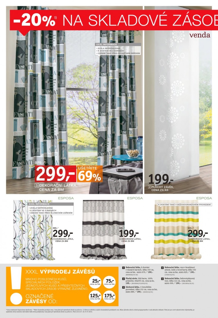 leták XXXLutz Aktuální prospekt od 21.7.2014 strana 1 leták XXXLutz Aktuální prospekt od 21.7.2014 strana 1