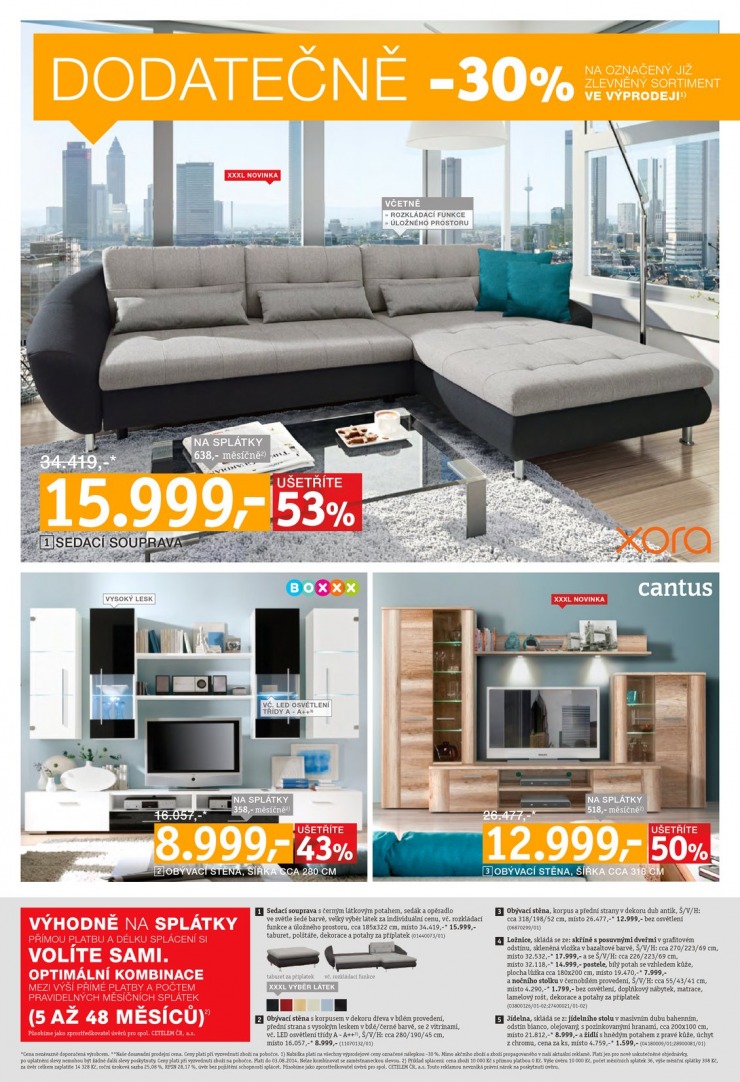 leták XXXLutz Aktuální prospekt od 21.7.2014 strana 1 leták XXXLutz Aktuální prospekt od 21.7.2014 strana 1