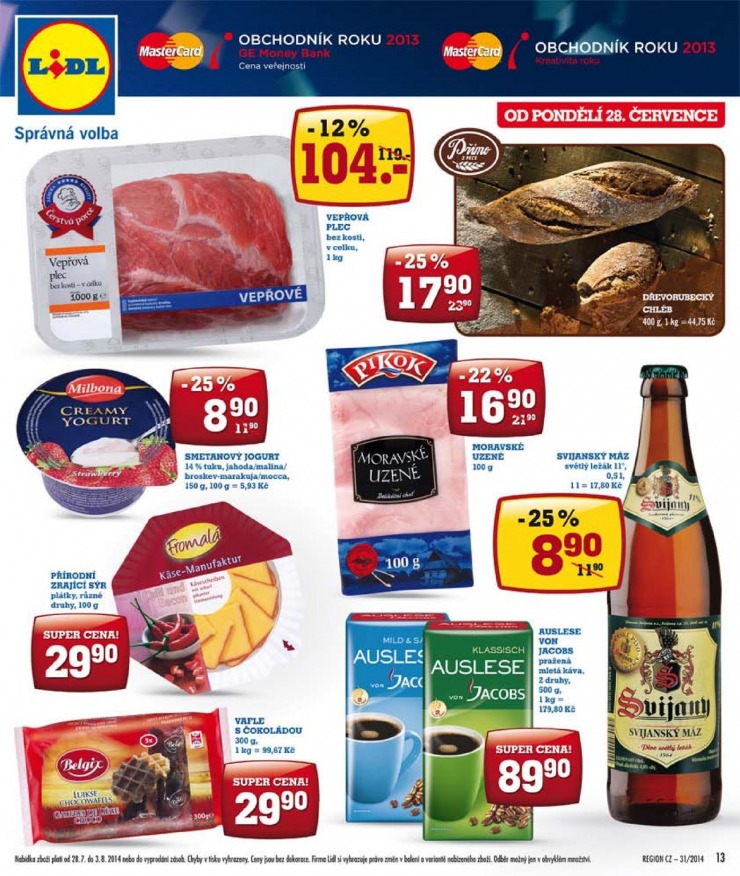leták Lidl Akční nabídka od 28.7.2014 strana 1 leták Lidl Akční nabídka od 28.7.2014 strana 1
