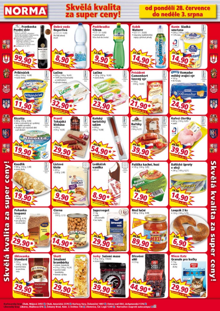 leták Norma Aktuální leták od 28.7.2014 strana 1 leták Norma Aktuální leták od 28.7.2014 strana 1