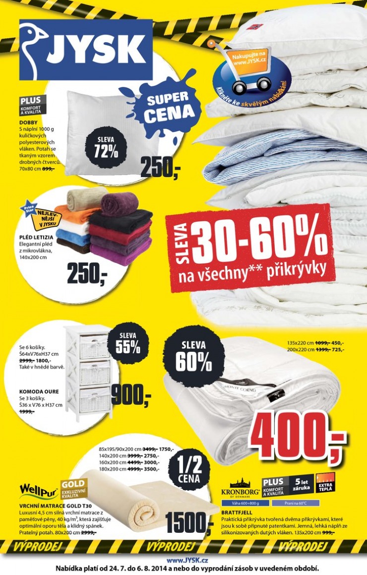 letk Jysk Nabdka tdne od 24.7.2014 strana 1