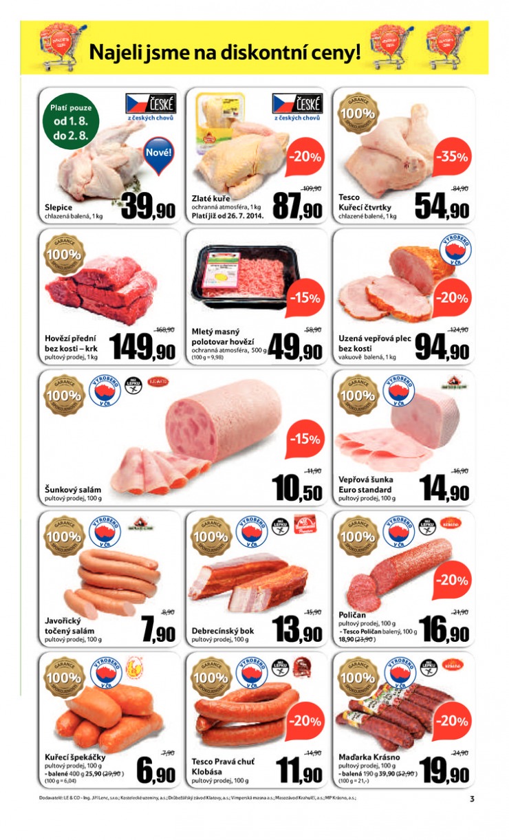 leták Tesco OD od 30.7.2014 strana 1 leták Tesco OD od 30.7.2014 strana 1