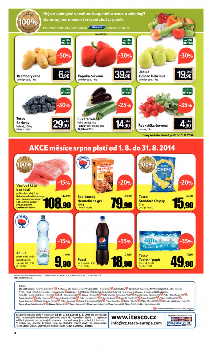 leták Tesco Expres obchody od 30.7.2014 strana 1 leták Tesco Expres obchody od 30.7.2014 strana 1