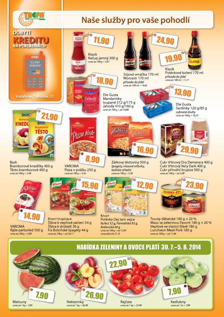 let�k COOP Trefa od 30.7.2014 strana 1