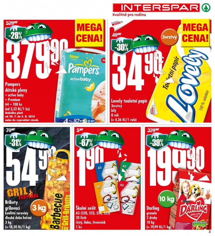 leták Interspar Akční nabídka od 30.7.2014 strana 1 leták Interspar Akční nabídka od 30.7.2014 strana 1