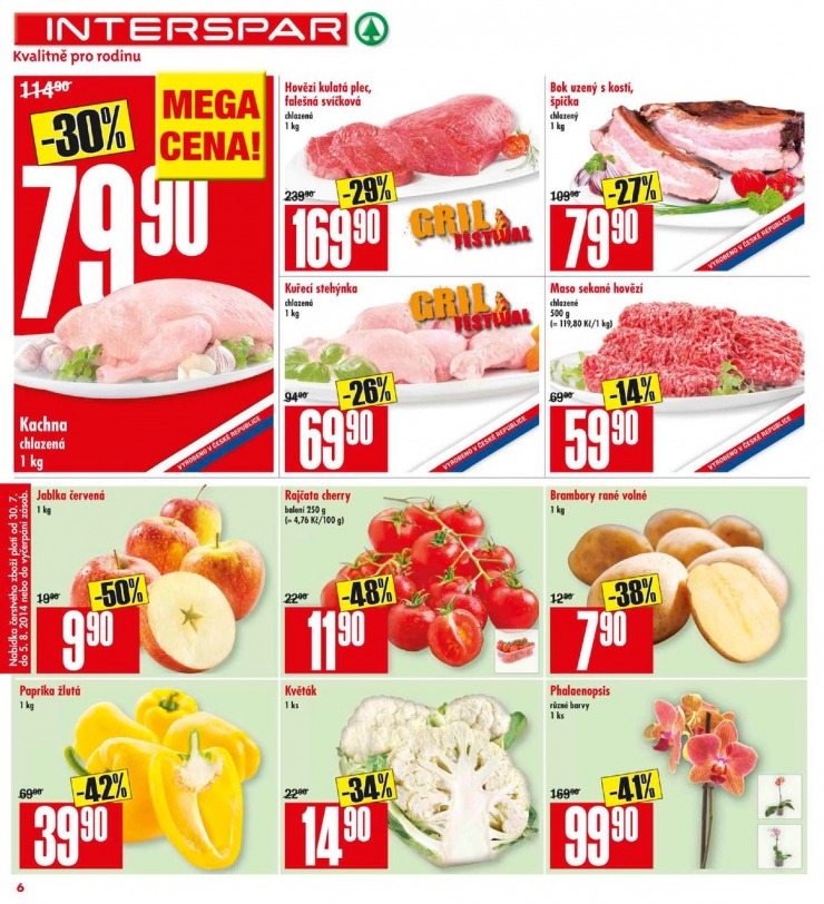 leták Interspar Akční nabídka od 30.7.2014 strana 1 leták Interspar Akční nabídka od 30.7.2014 strana 1