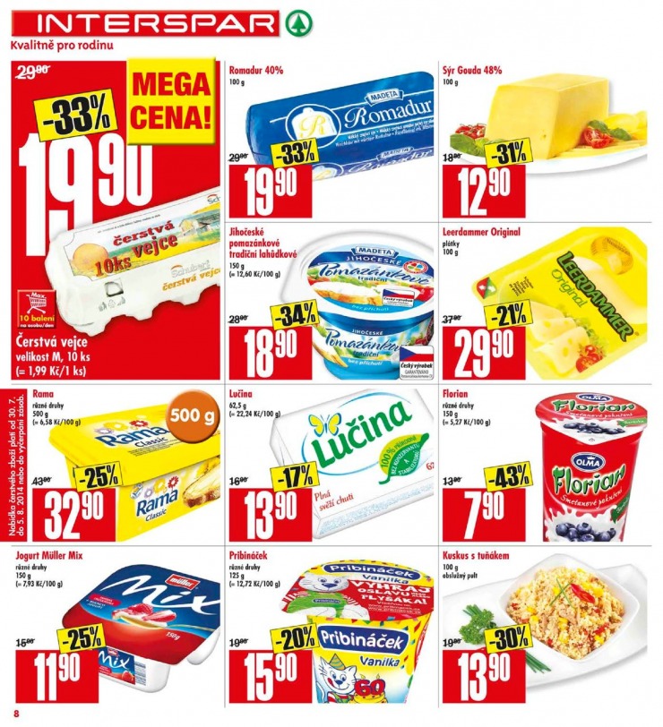 leták Interspar Akční nabídka od 30.7.2014 strana 1 leták Interspar Akční nabídka od 30.7.2014 strana 1