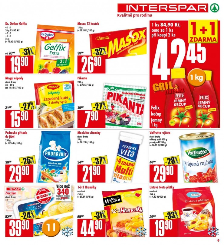 leták Interspar Akční nabídka od 30.7.2014 strana 1 leták Interspar Akční nabídka od 30.7.2014 strana 1