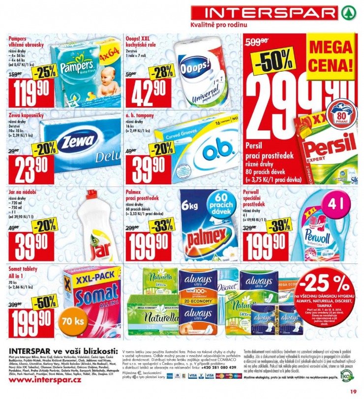 leták Interspar Akční nabídka od 30.7.2014 strana 1 leták Interspar Akční nabídka od 30.7.2014 strana 1