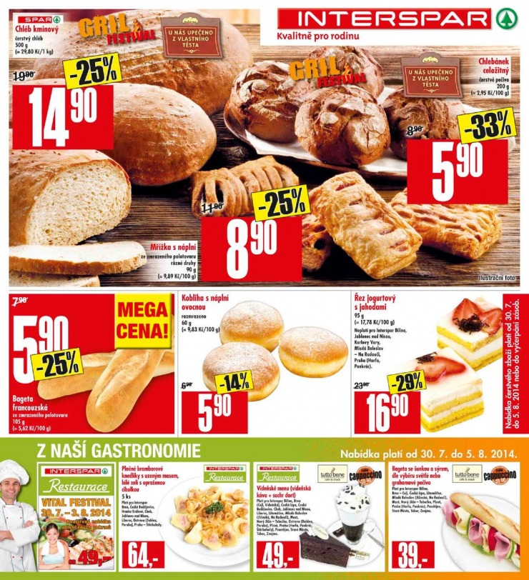 leták Interspar Akční nabídka od 30.7.2014 strana 1 leták Interspar Akční nabídka od 30.7.2014 strana 1