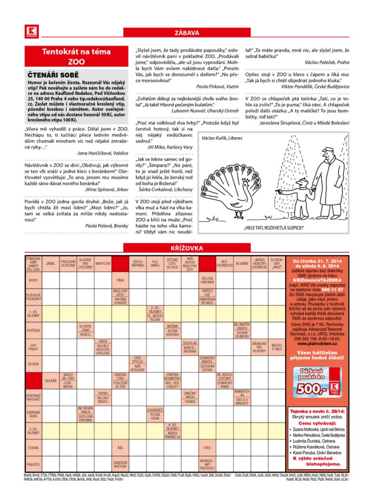 letk Kaufland Aktuln nabdka od 31.7.2014 strana 1
