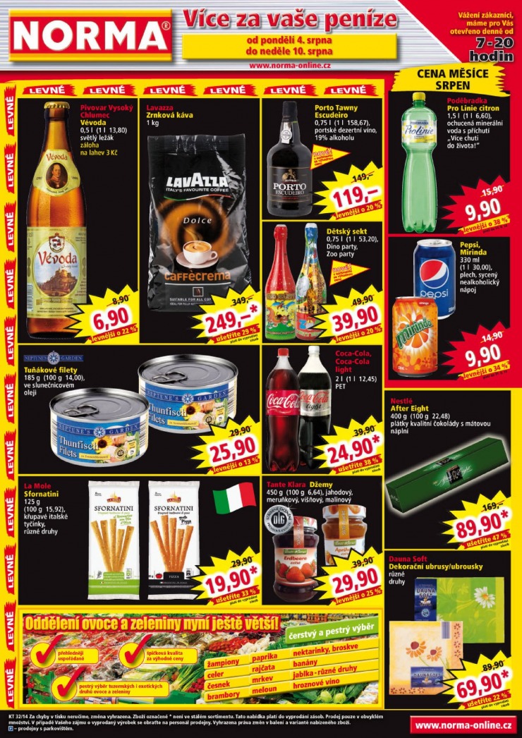 letk Norma Aktuln letk od 4.8.2014 strana 1