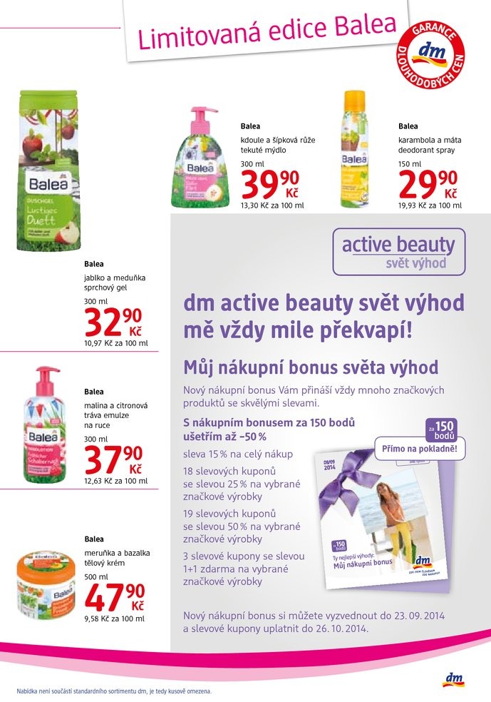 letk DM drogerie Journal 2. st od 30.7.2014 strana 1