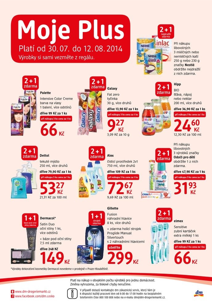 leták DM drogerie Journal 2. část od 30.7.2014 strana 1 leták DM drogerie Journal 2. část od 30.7.2014 strana 1