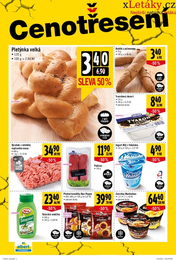 leták Albert Hypermarket Leták strana 1 leták Albert Hypermarket Leták strana 1