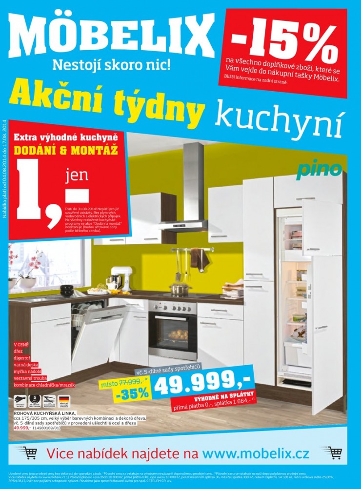 letk Mobelix Aktuln prospekt od 4.8.2014 strana 1